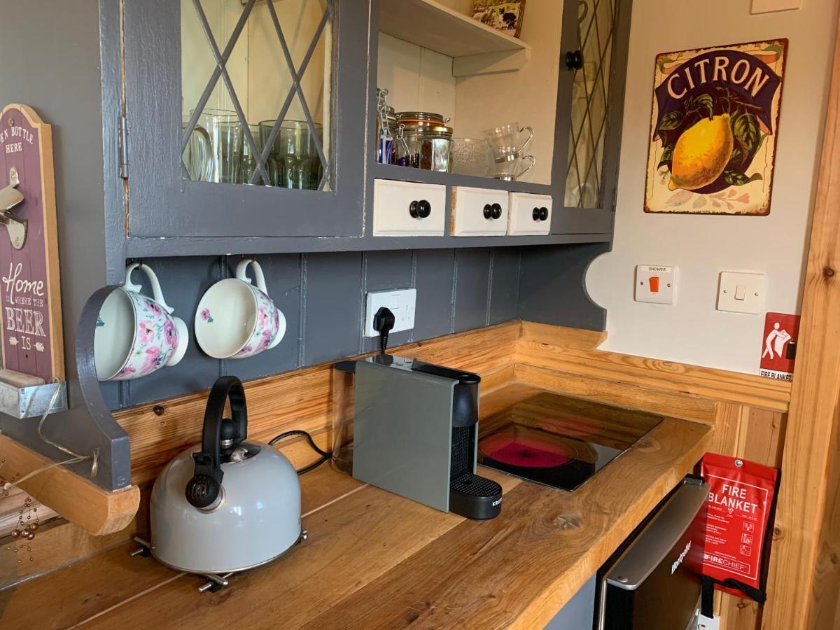 Sheepwash Shepherds Hut Bebside Buitenkant foto